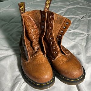 Dr Martens 1460 Pascal Ziggy Leather Lace Up Boots